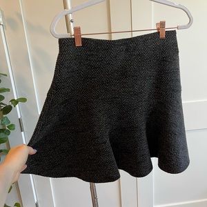 Loft flair trumpet skirt
